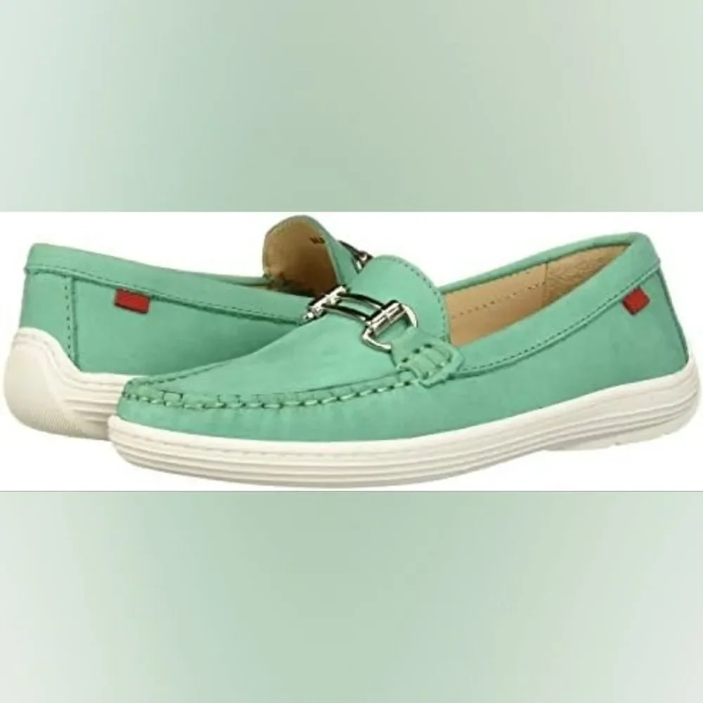 (C-4468)  Marc Joseph Toddlers Lexington Turquise Nobuck Sz 10.5